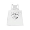 "Self Love Club" - Women's Flowy Racerback Tank - Image 3