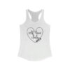 "Self Love White" -Women's Ideal Racerback Tank